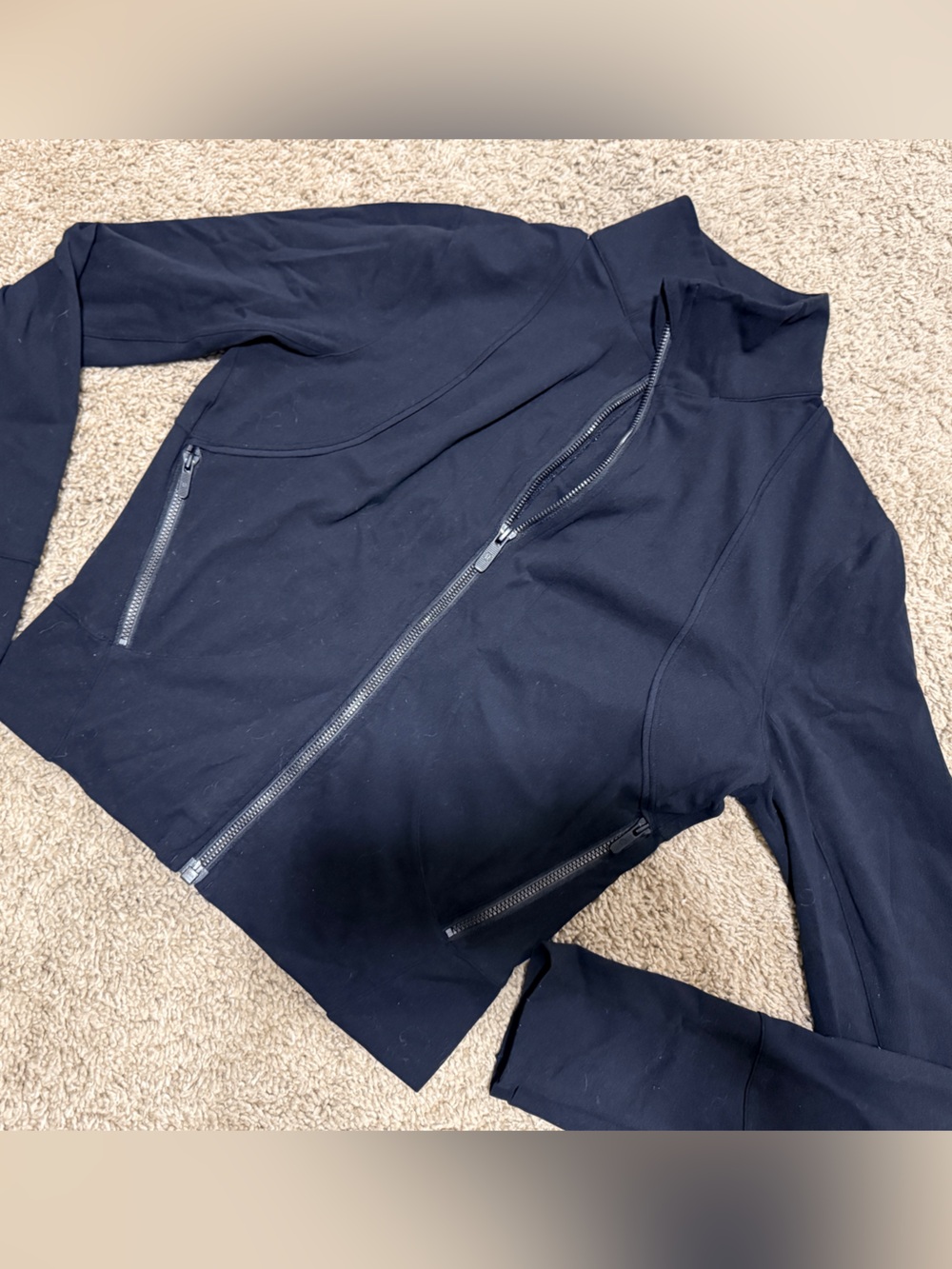 Lululemon cropped fill zip